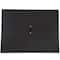 JAM Paper Black Kraft Portfolio with Button and String Closure 12.5" x 16.5"